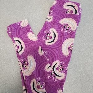 (NWOT)LuLaRoe Disney S/M Kids Cheshire Cat Leggins